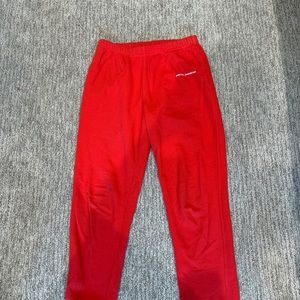Red Spiritual Gangster Sweatpants